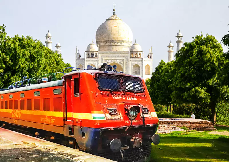 Delhi Agra Taj Mahal Same Day Train Tour